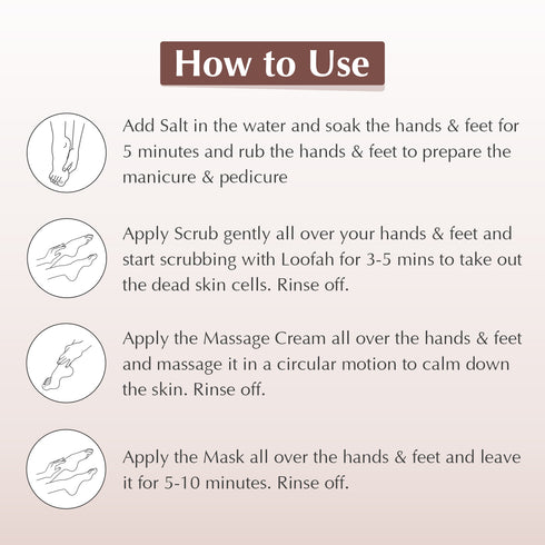 SARA D-TAN KIT ( MANICURE & PEDICURE)